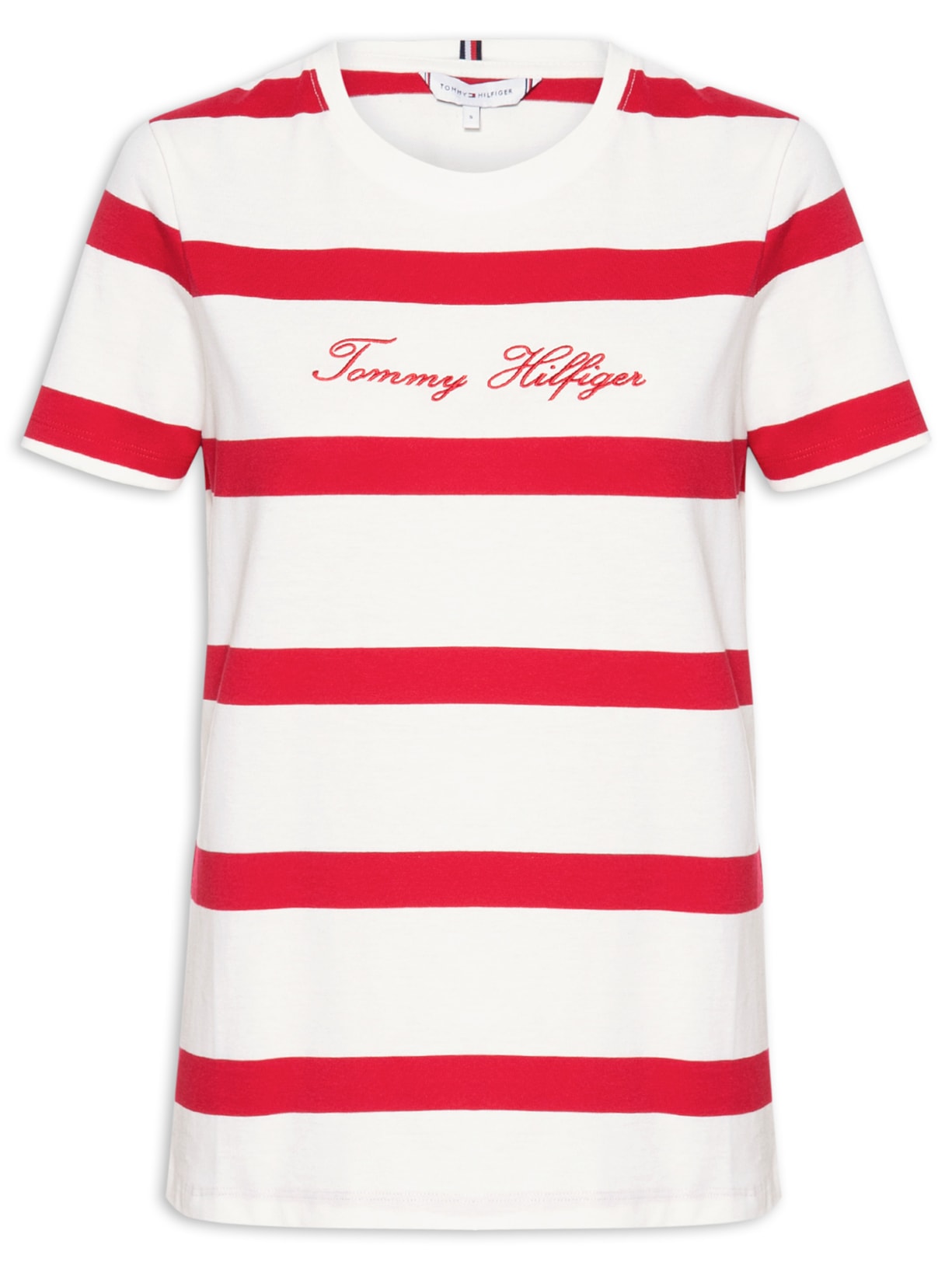 Camiseta Feminina Script Reg - Vermelho