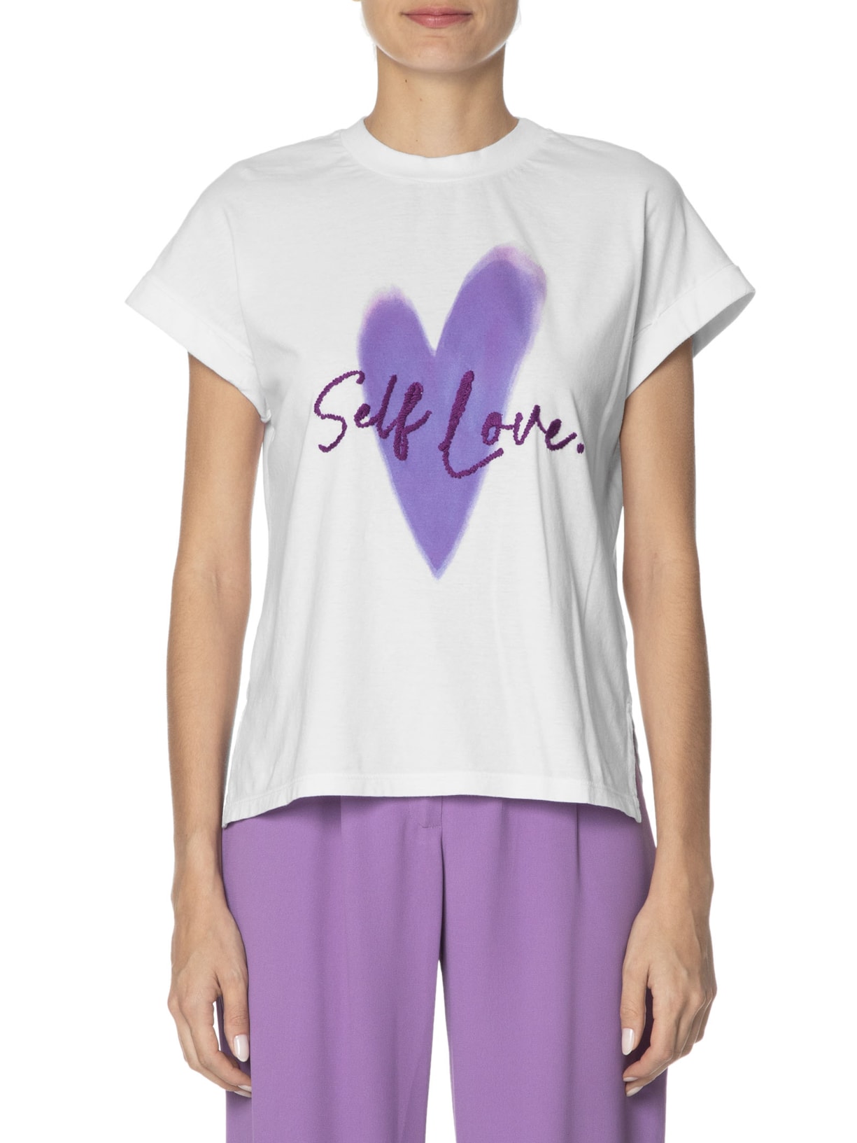 Camiseta Feminina Selfie Love Branco Twenty Four Seven