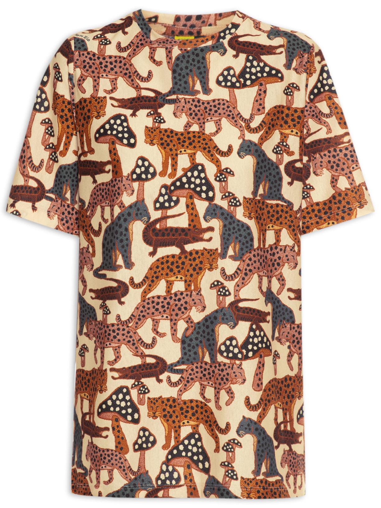 Camiseta Feminina Selva De Poá - Bege