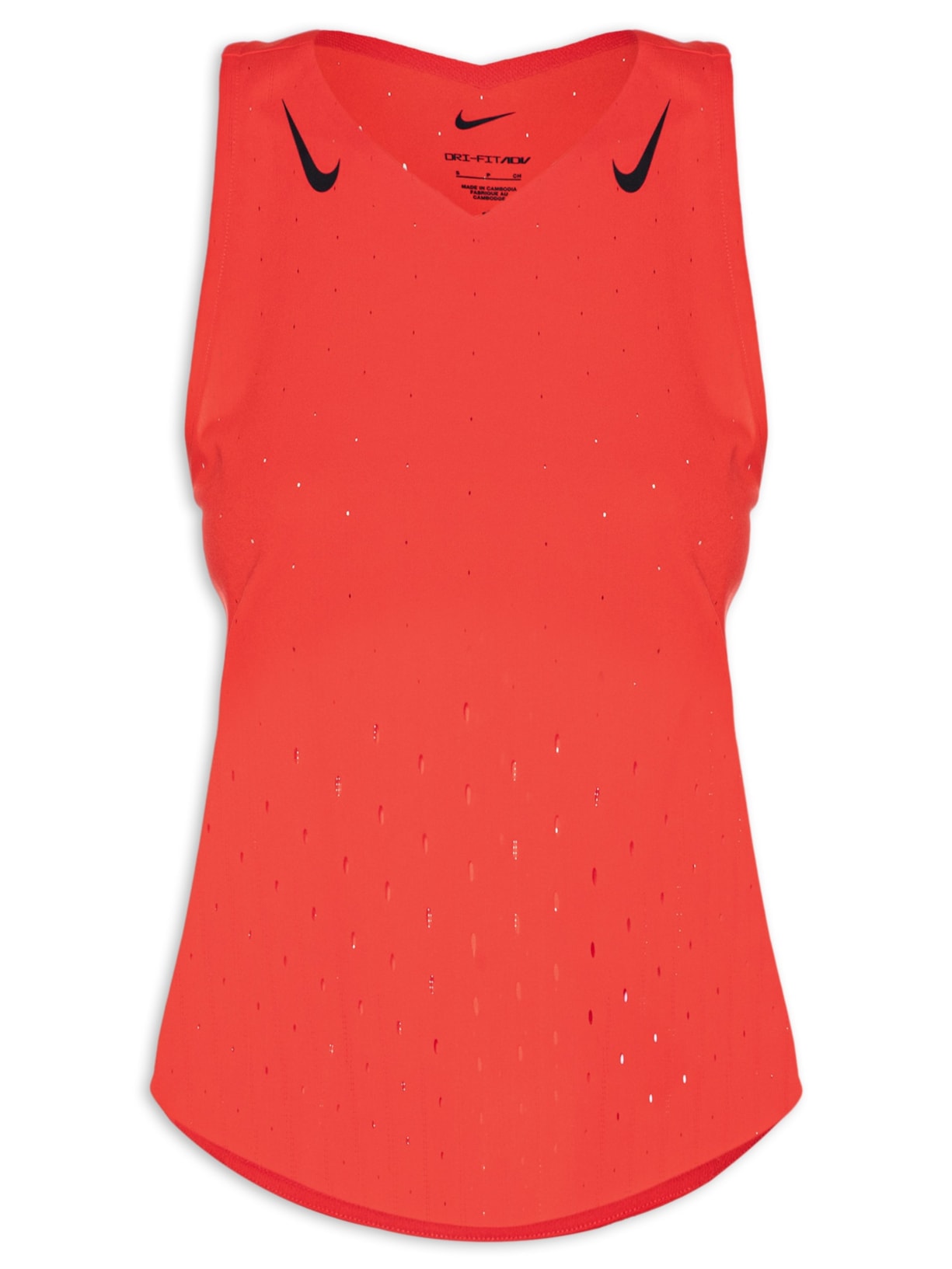 Camiseta Feminina Sem Manga Arswft Dfadv - Vermelho