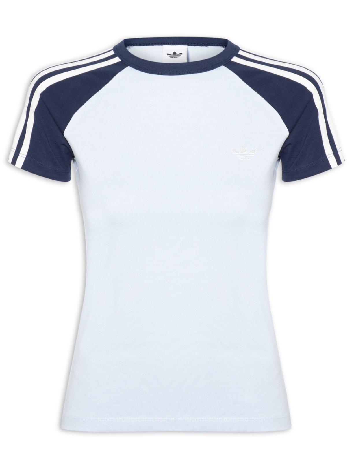 Camiseta Feminina Short Sleeve T Azul Adidas Originals