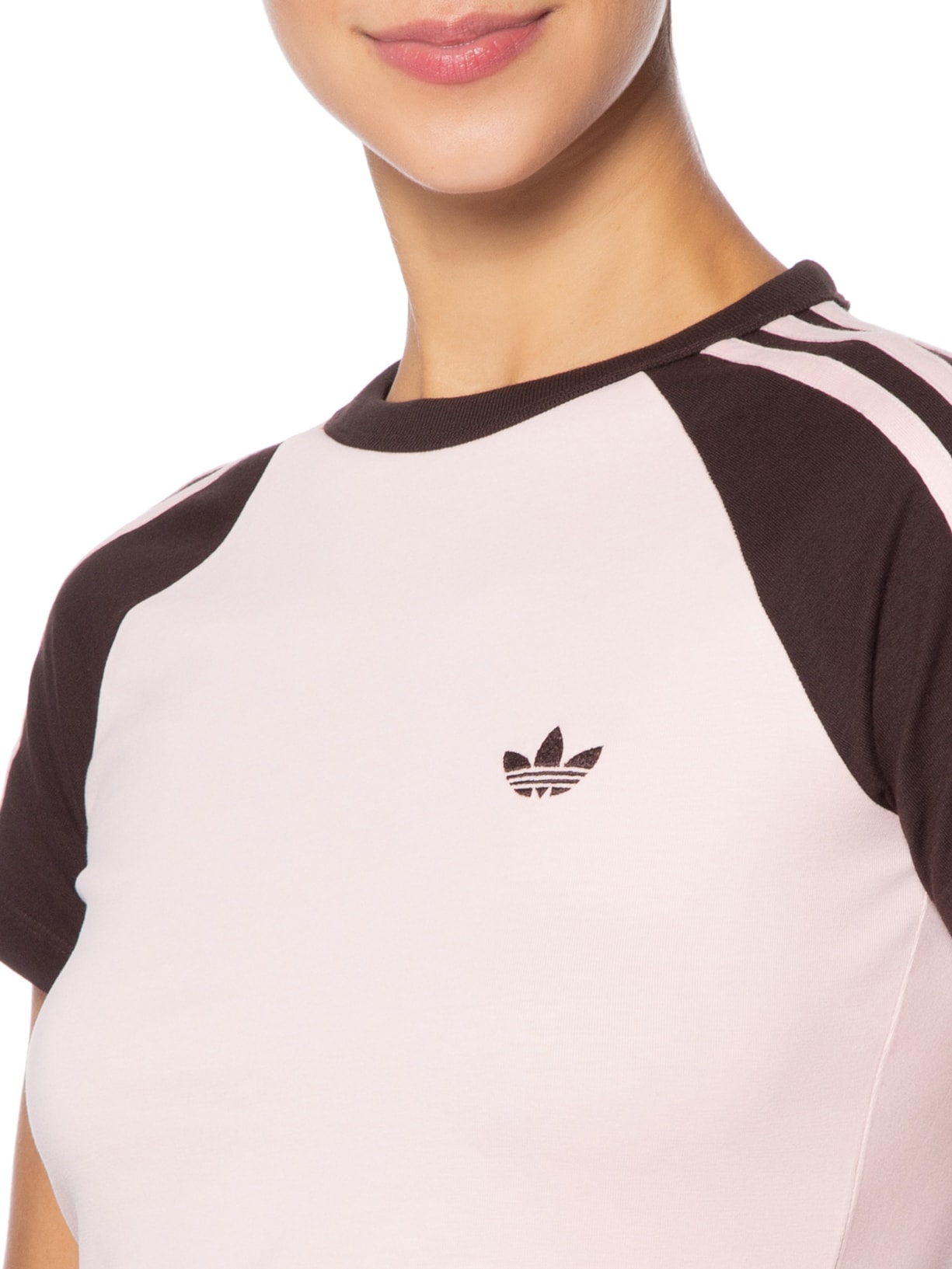 Camiseta Feminina Short Sleeve T Rosa Adidas Originals