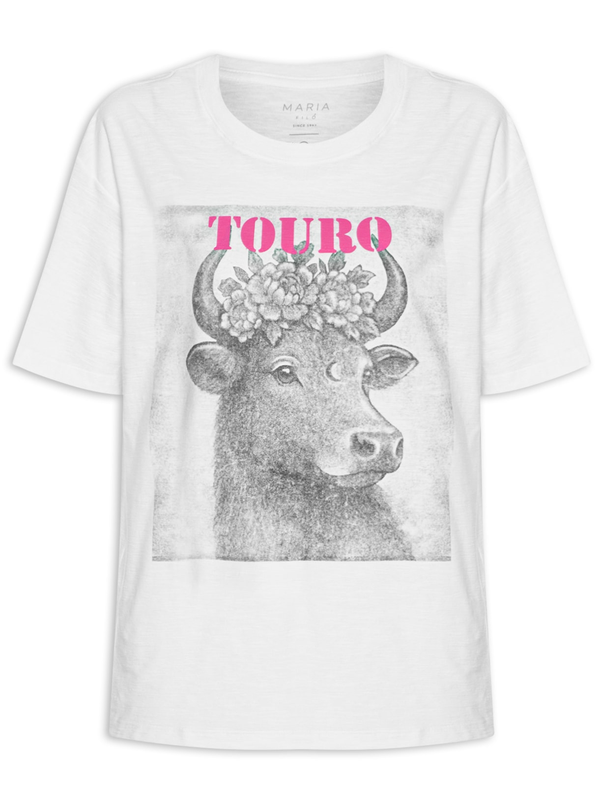 Camiseta Feminina Signo Touro - Branco