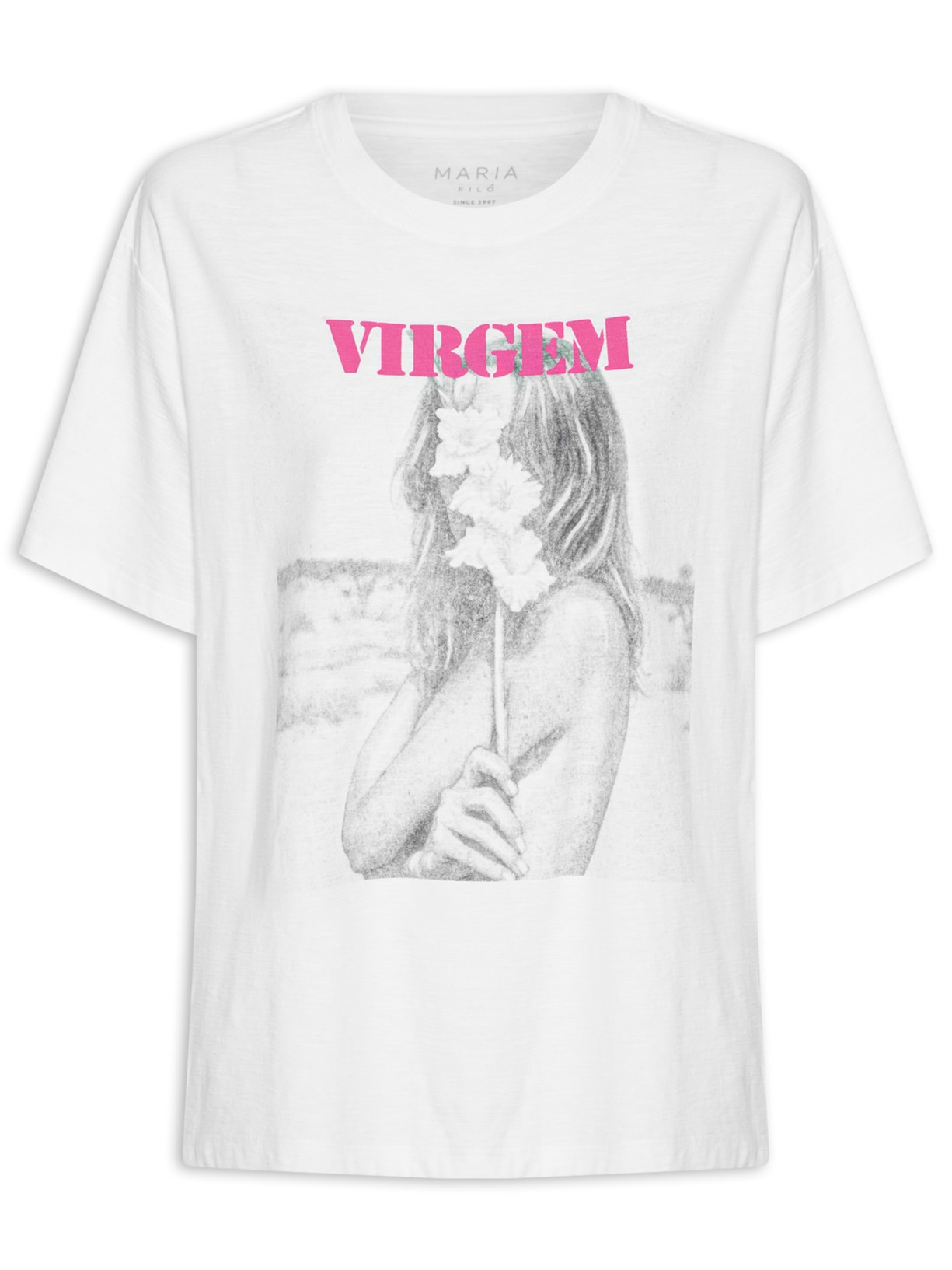 Camiseta Feminina Signo Virgem - Branco