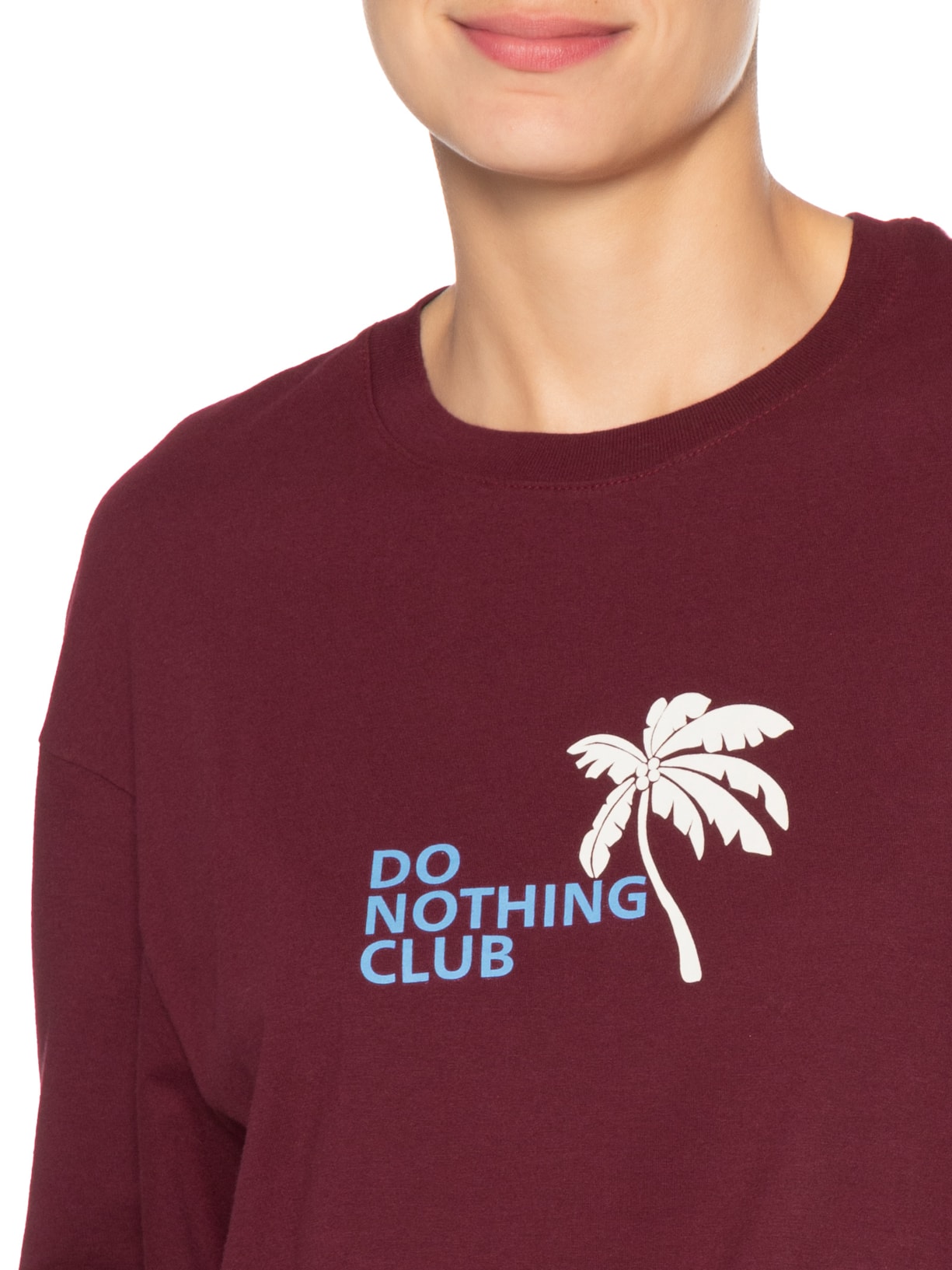 Camiseta Feminina Silk Do Nothing Club Vermelho Dress To