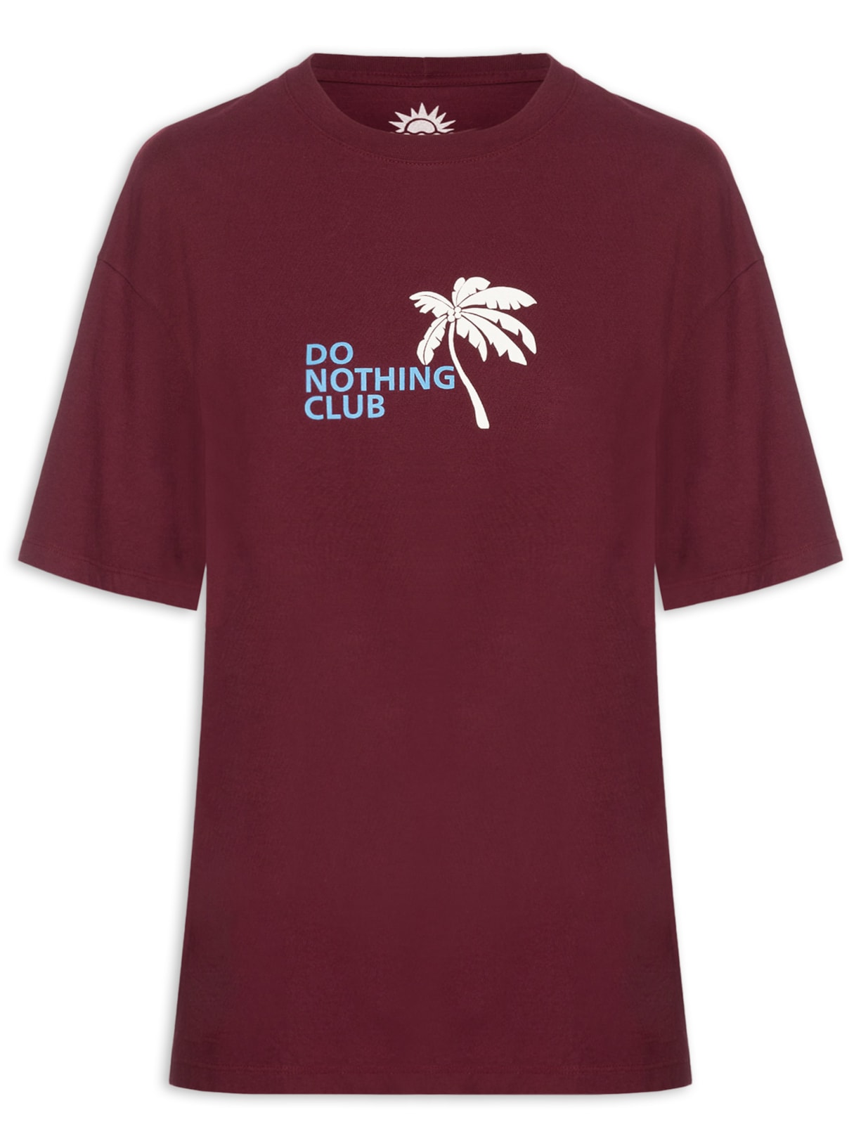 Camiseta Feminina Silk Do Nothing Club - Vermelho