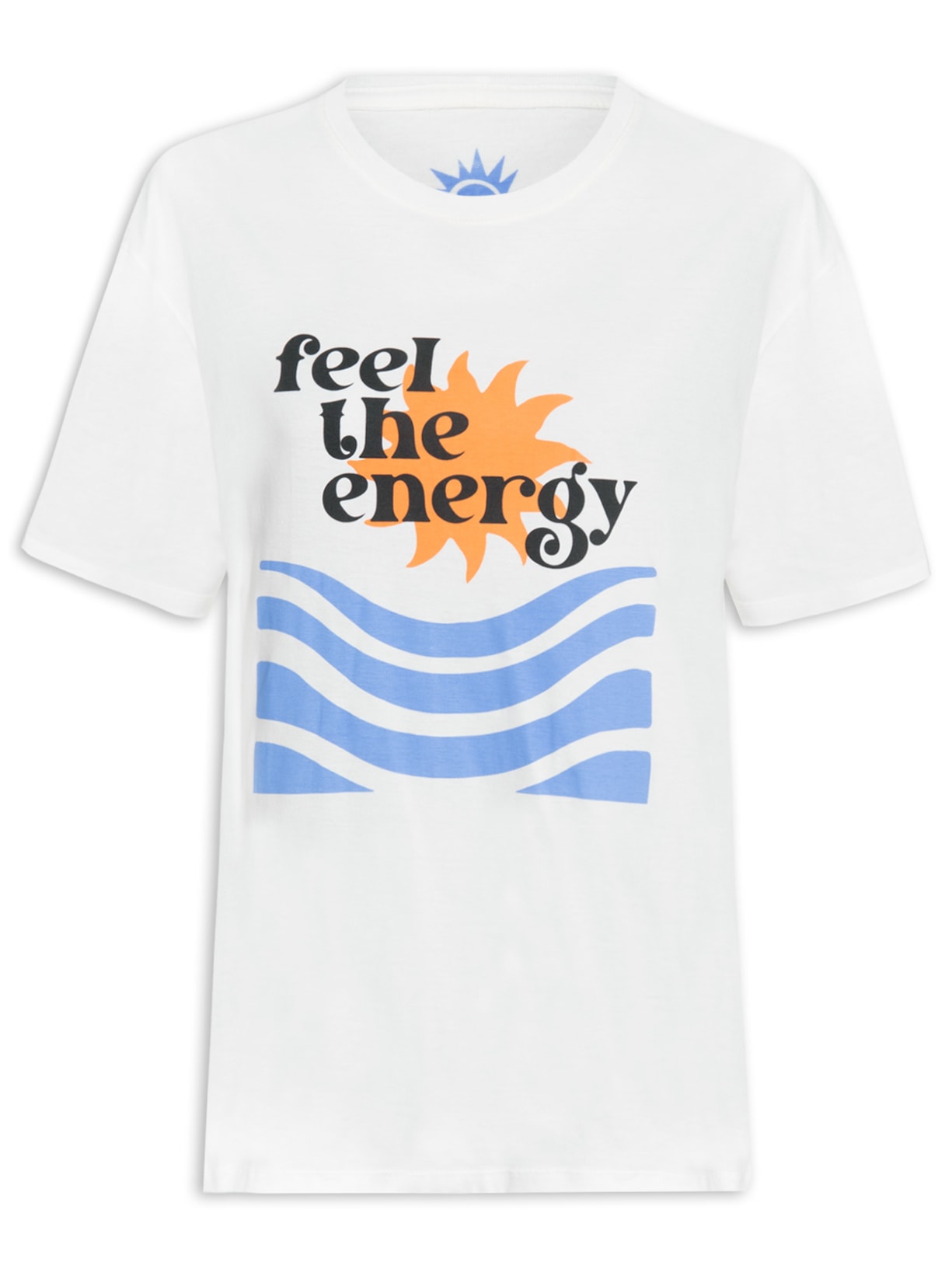 Camiseta Feminina Silk Feel Energy - Branco
