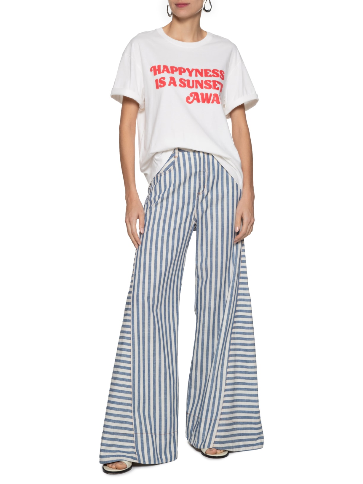 Camiseta Feminina Silk Happy Place Branco Dress To