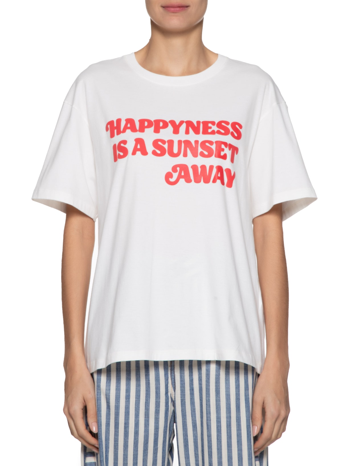 Camiseta Feminina Silk Happy Place Branco Dress To