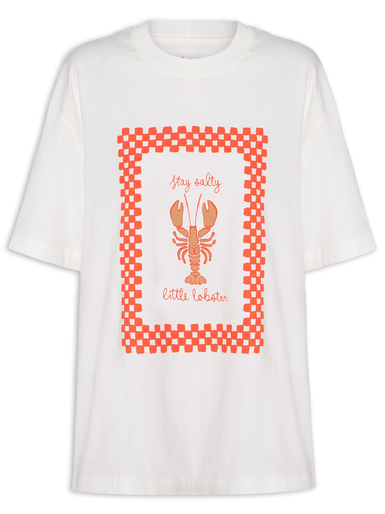 Camiseta Feminina Silk Lobster - Branco