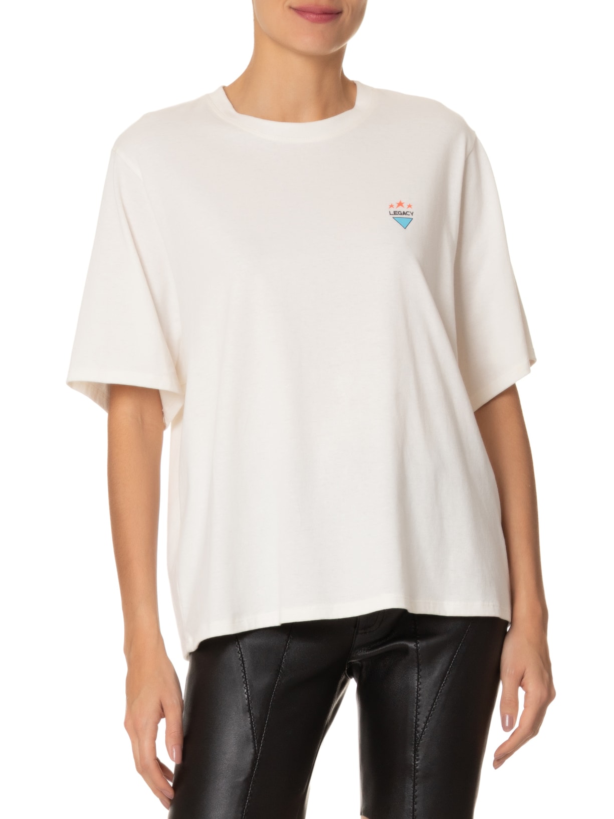 Camiseta Feminina Silk Scuderia Off White Nk