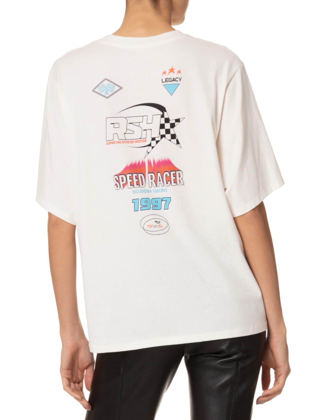Camiseta Feminina Silk Scuderia Off White Nk