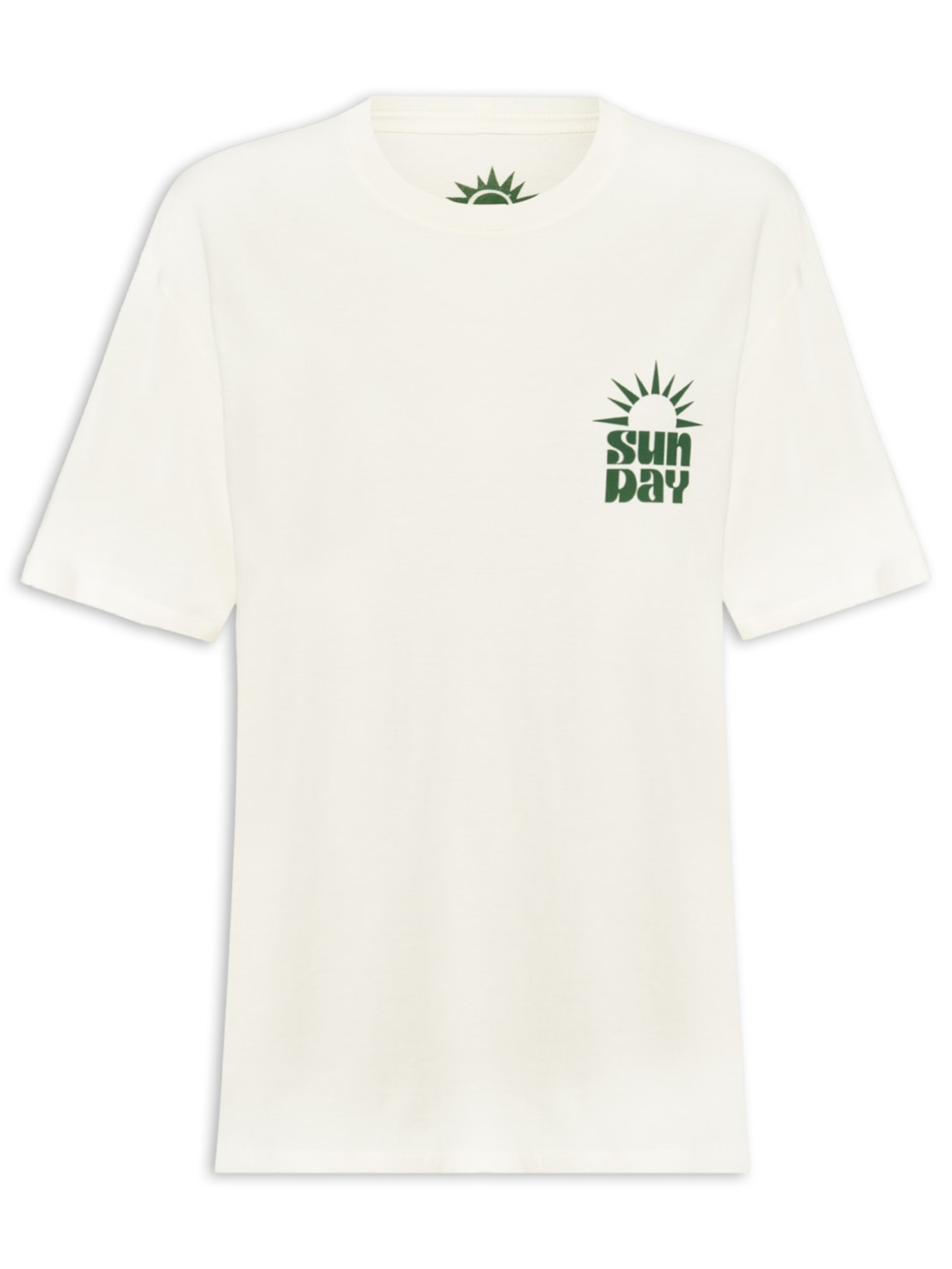 Camiseta Feminina Silk Sun Day - Branco
