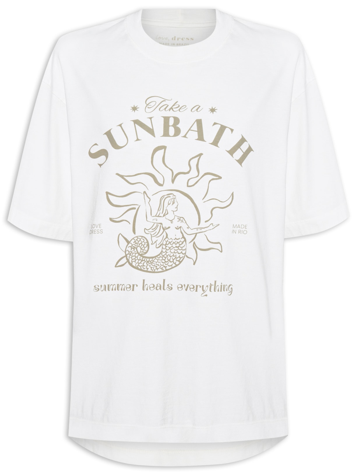 Camiseta Feminina Silk Sunbath - Branco