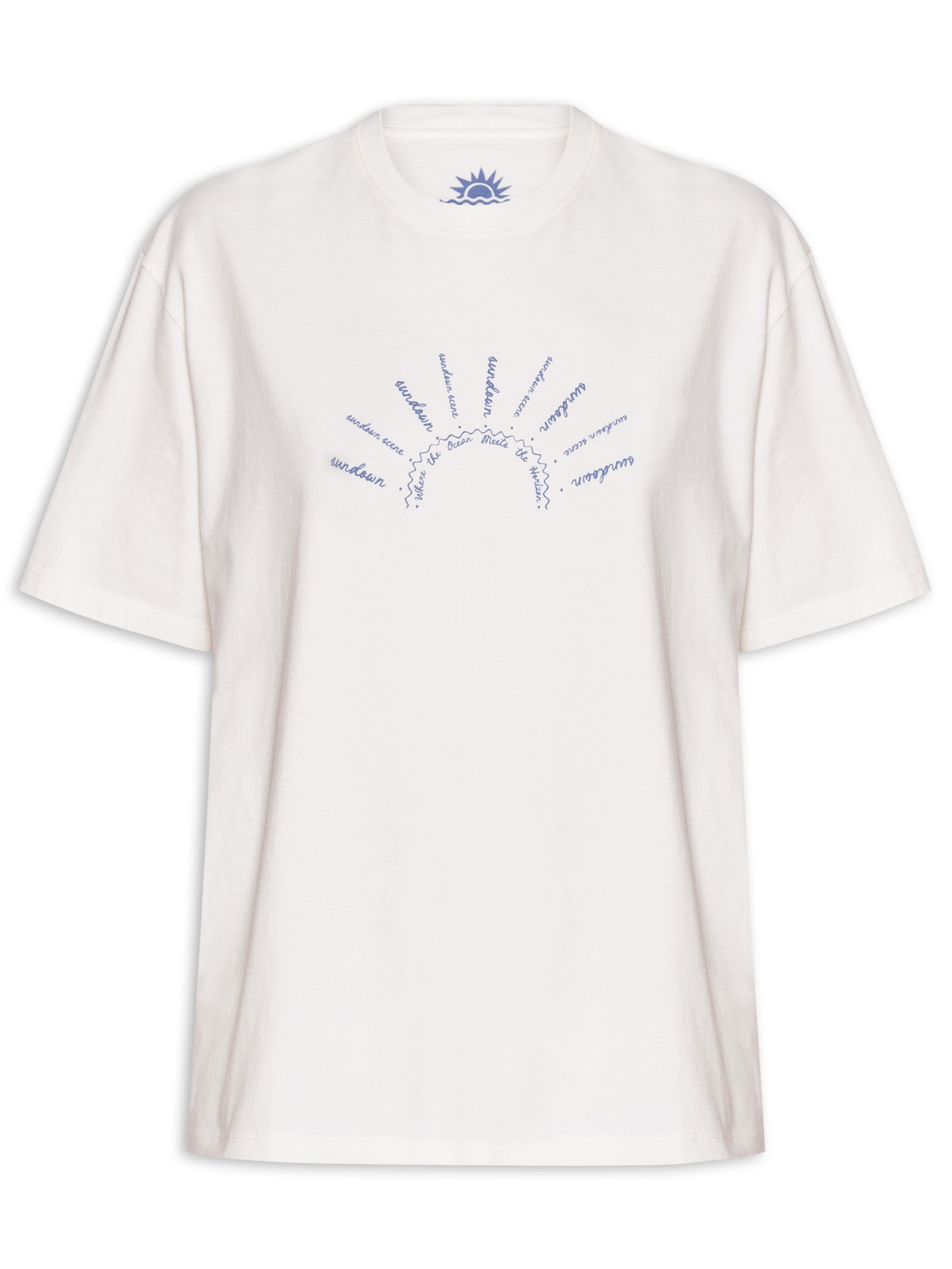 Dress To - Camiseta Feminina Silk Sundown - Branco