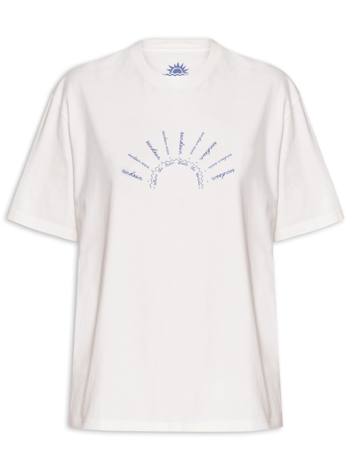 Camiseta Feminina Silk Sundown - Branco