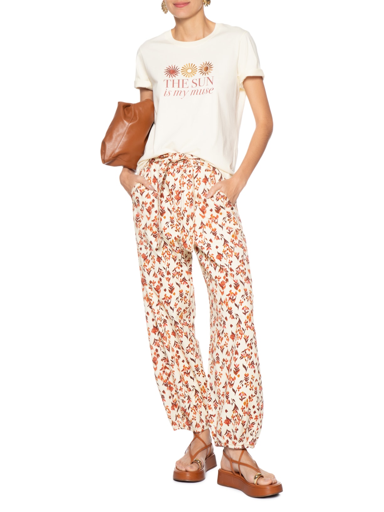 Camiseta Feminina Silk The Sun Is My Muse Amarelo Dress To