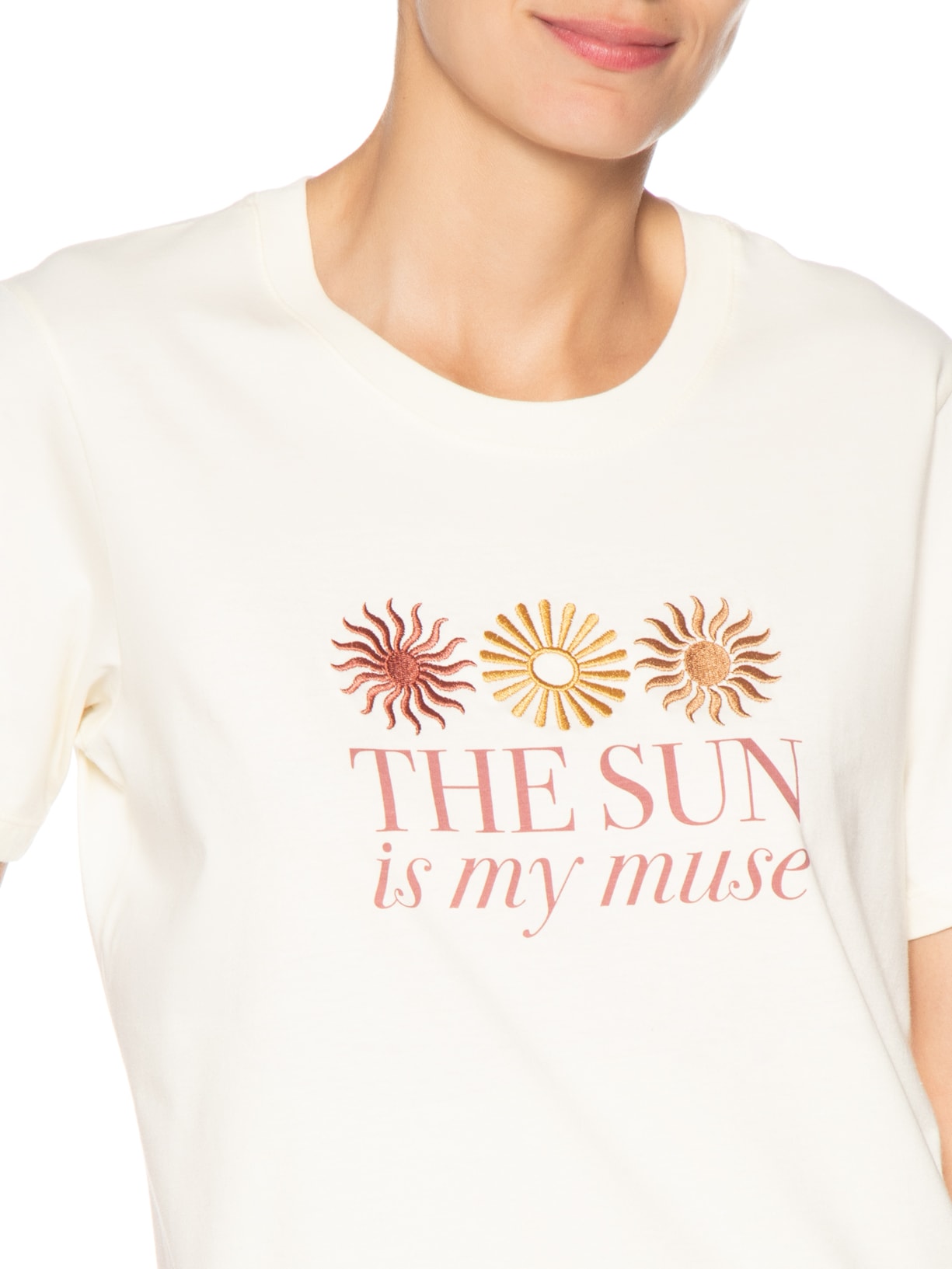 Camiseta Feminina Silk The Sun Is My Muse Amarelo Dress To