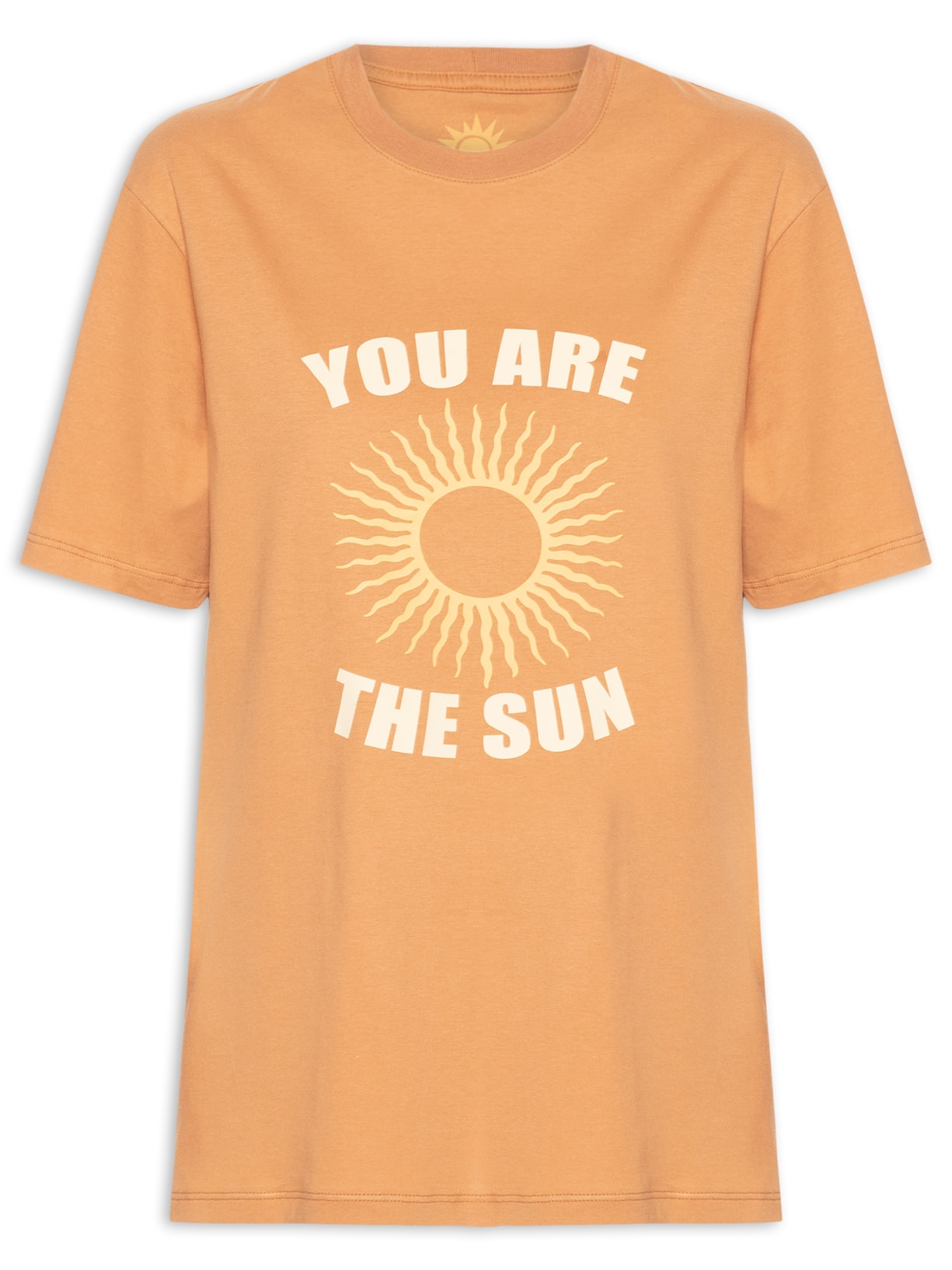 Camiseta Feminina Silk The Sun - Laranja