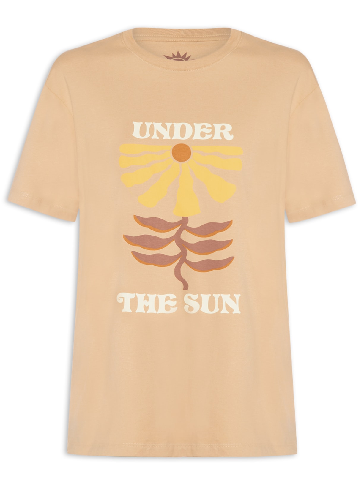 Camiseta Feminina Silk Under The Sun - Bege