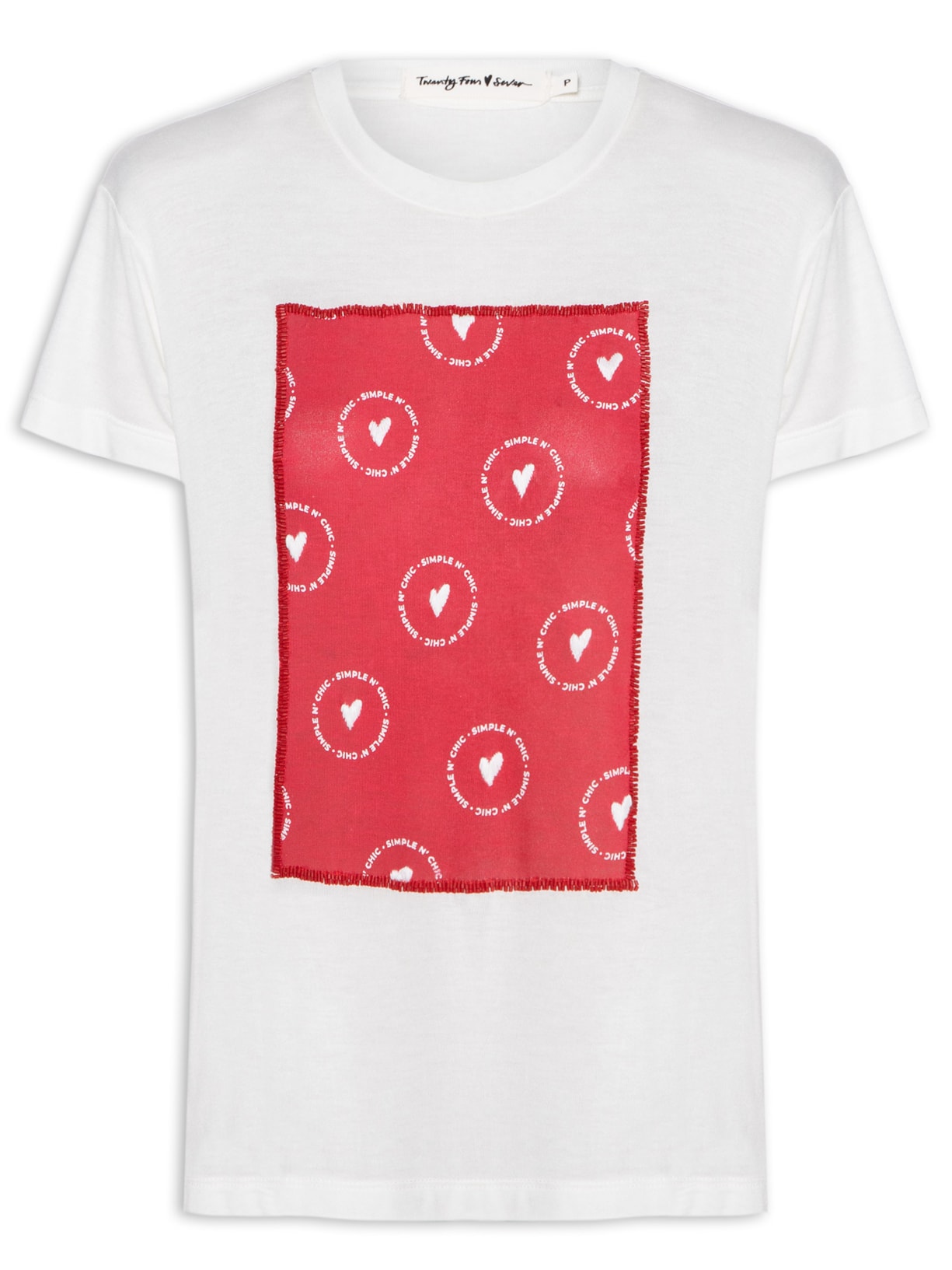 Camiseta Feminina Simple N Chic - Branco