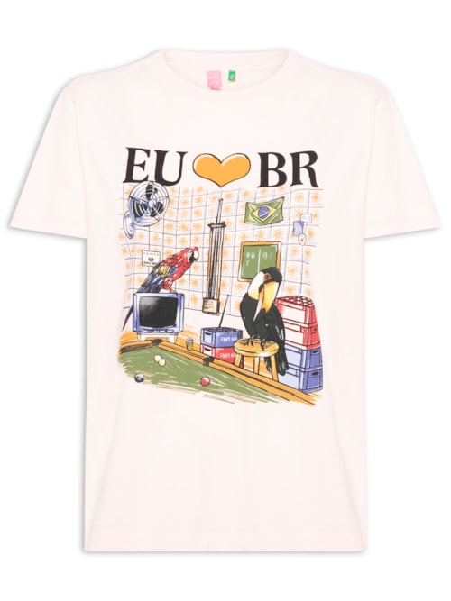 Camiseta Feminina Sinuca Bar – Rosa