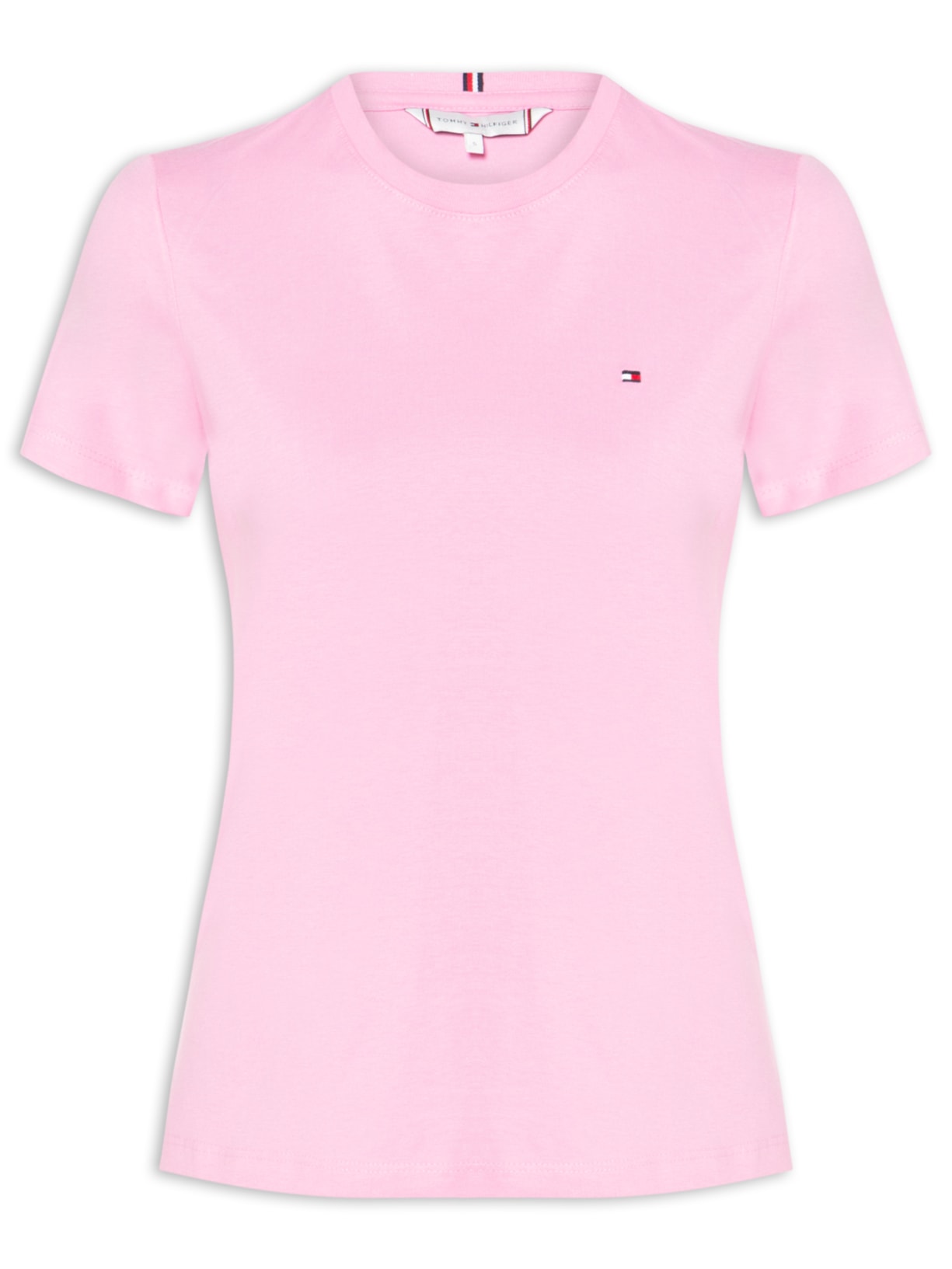 Camiseta Feminina Slim Cody C-NK SS - Rosa