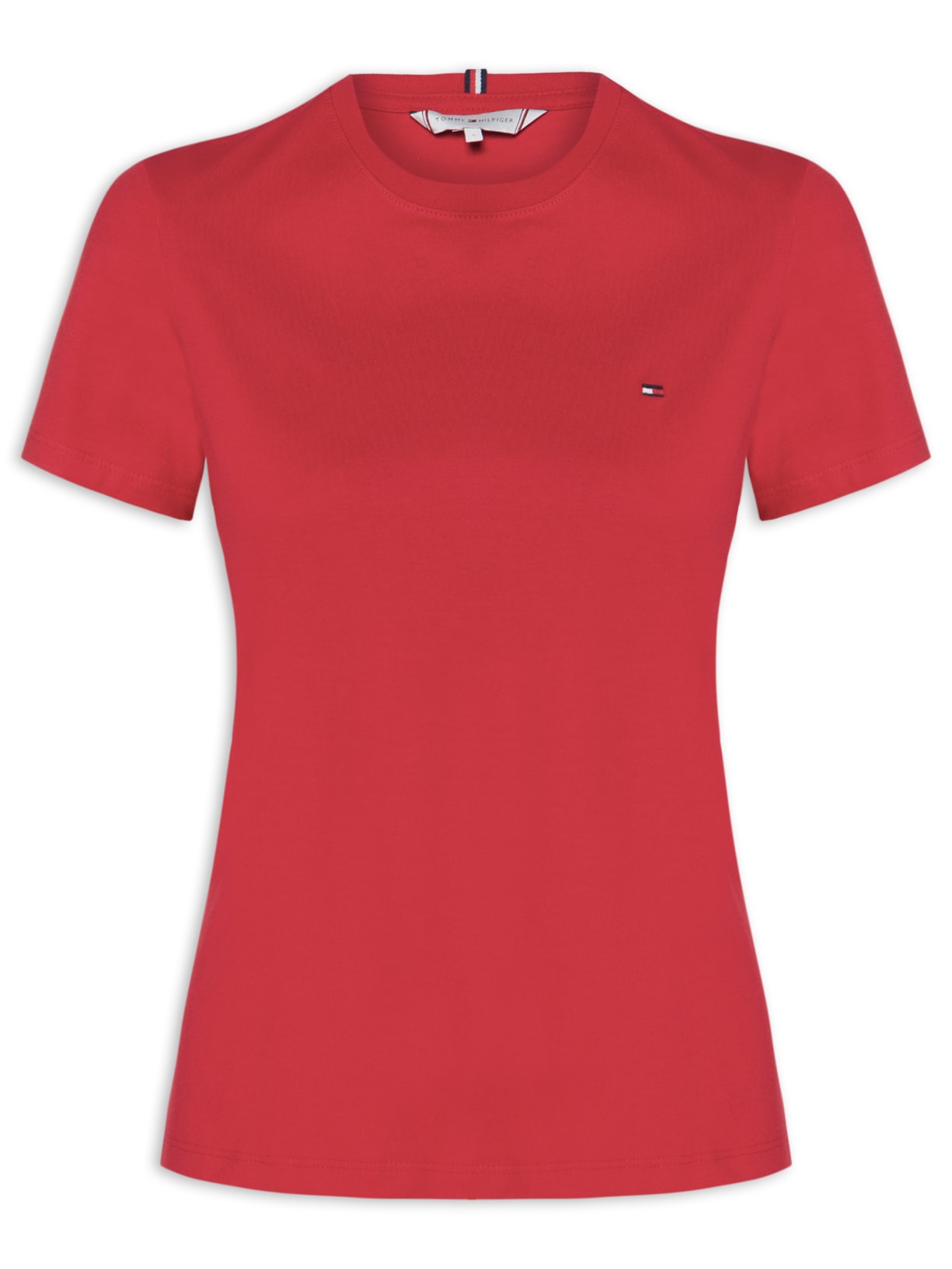 Camiseta Feminina Slim Cody C-NK SS - Vermelho