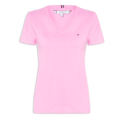 Camiseta Feminina Slim Cody V-NK SS - Rosa