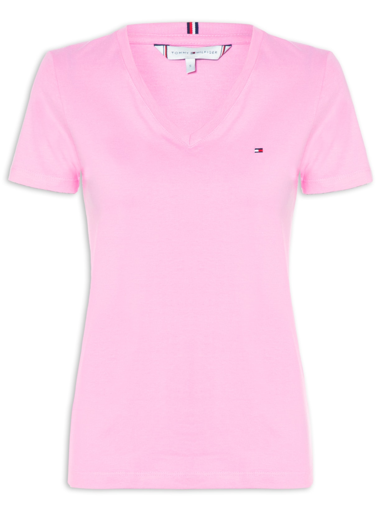 Camiseta Feminina Slim Cody V-NK SS - Rosa
