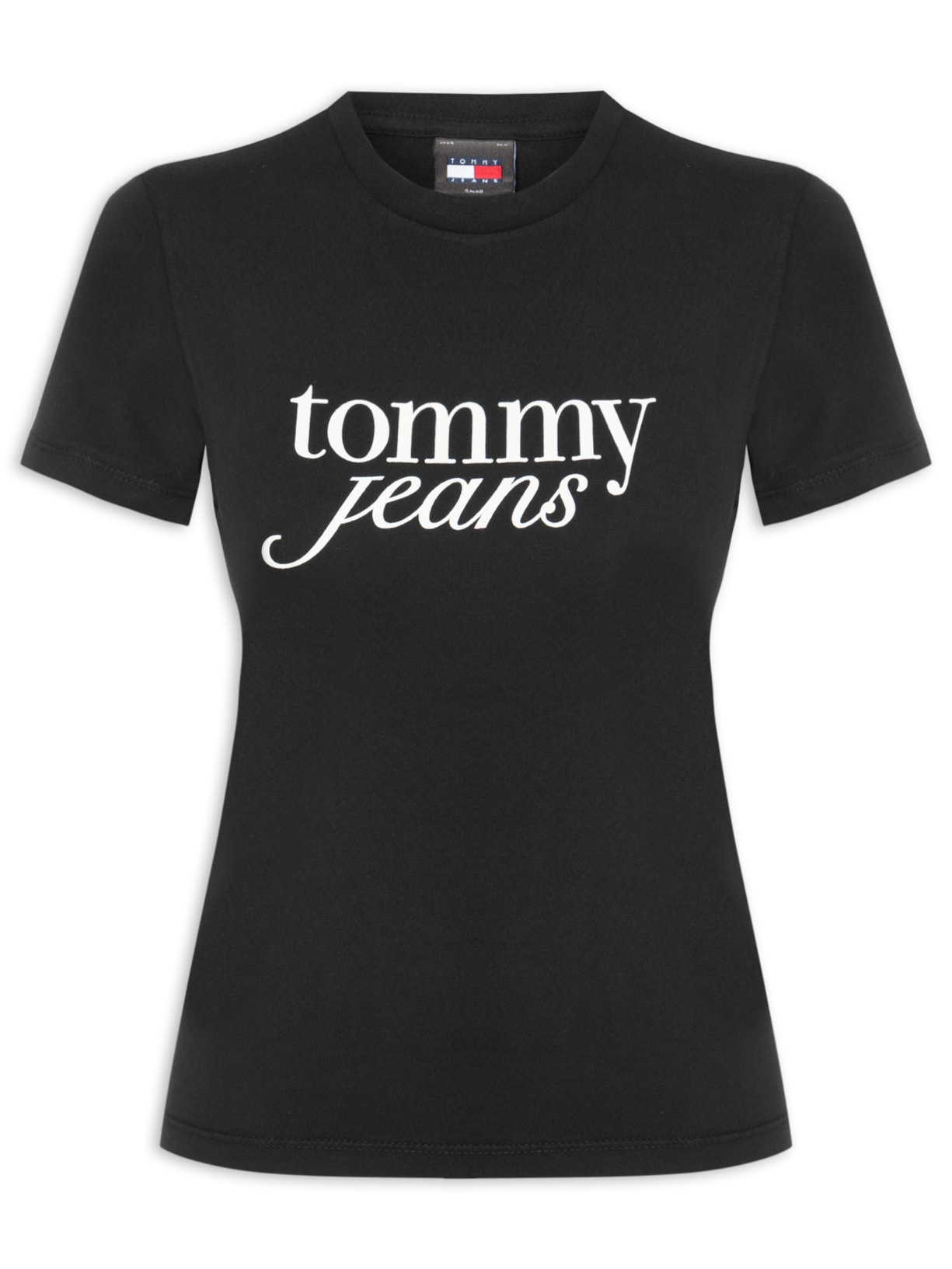 Camiseta Feminina Slim Essential Logo Tee Ext - Preto