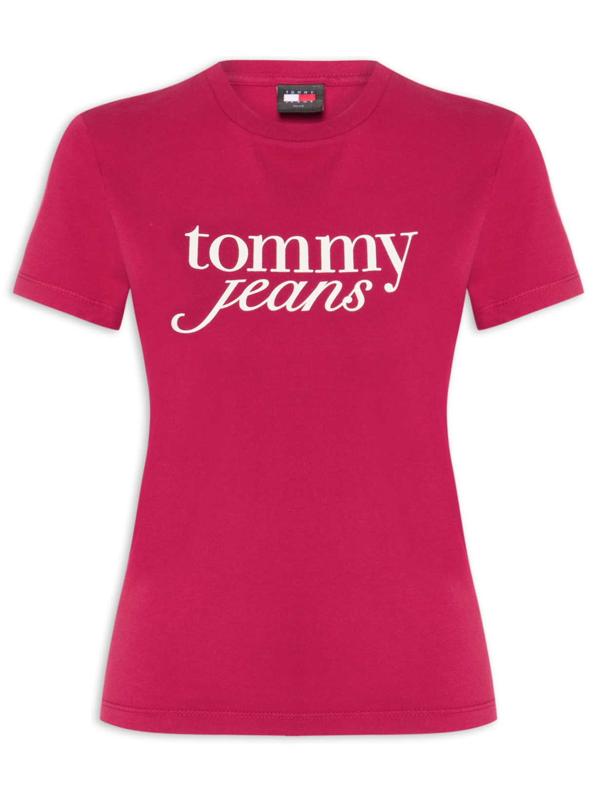 Camiseta Feminina Slim Essential Logo Tee Ext - Rosa