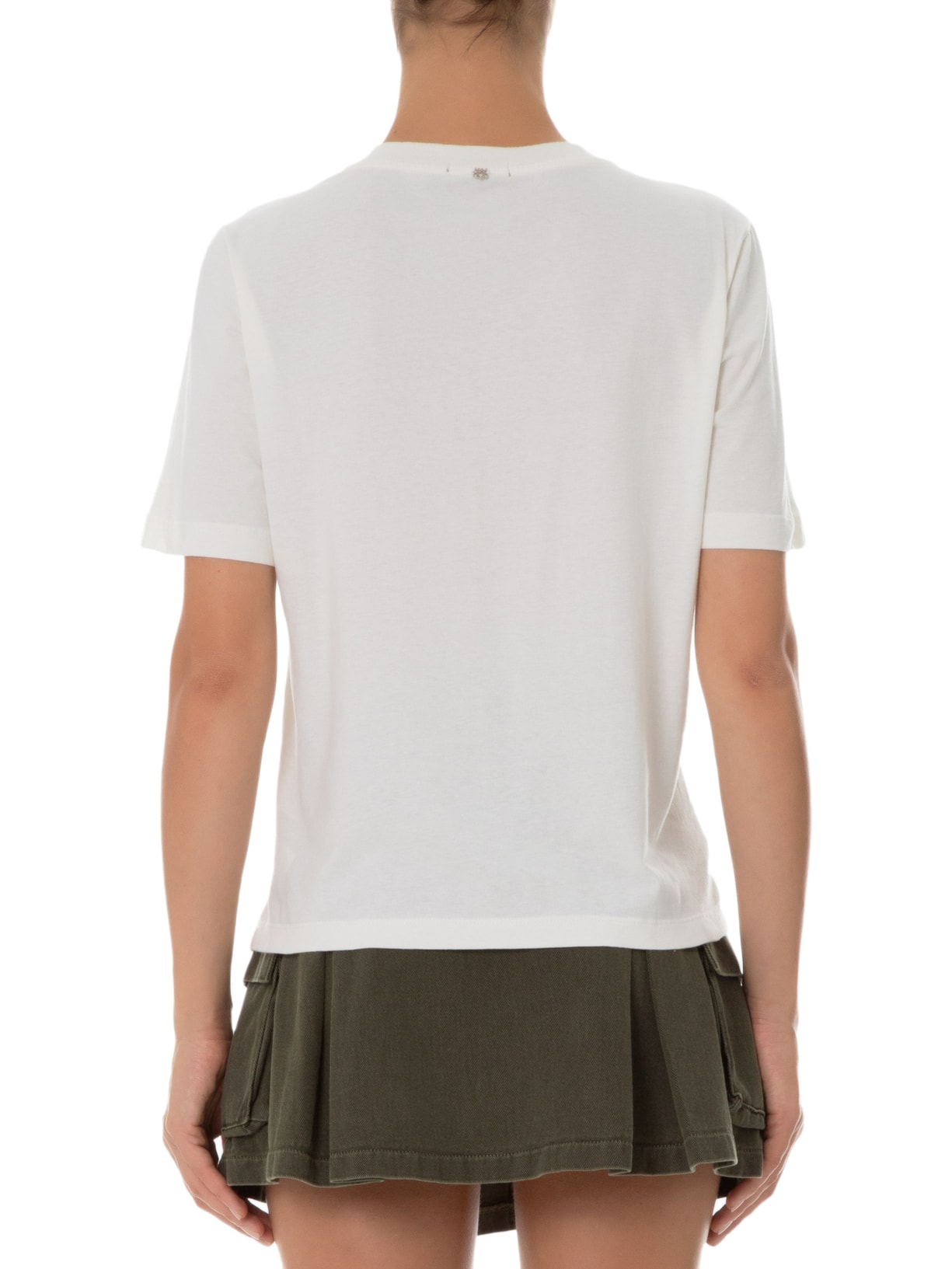 Camiseta Feminina Slim Flowers Off White Bo.bô