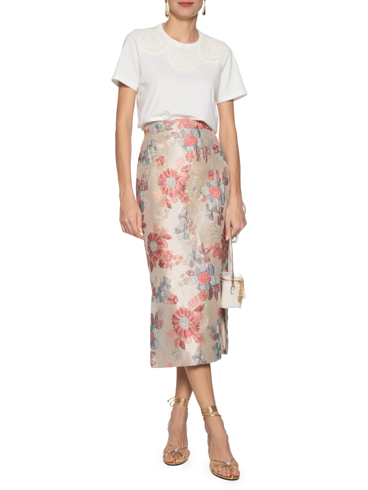 Camiseta Feminina Sofia Off White Iorane