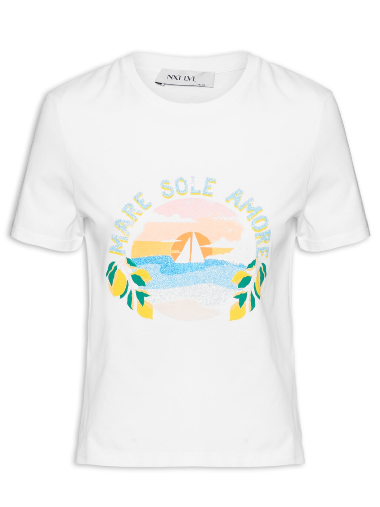 Camiseta Feminina Sole Amore Branco Nxt Lvl