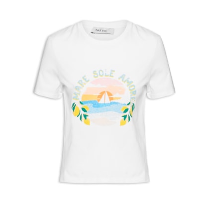 Camiseta Feminina Sole Amore - Branco