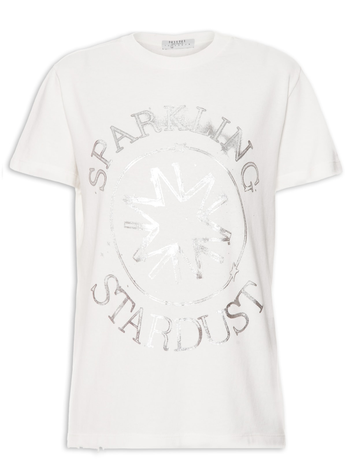 Camiseta Feminina Sparkling - Off White