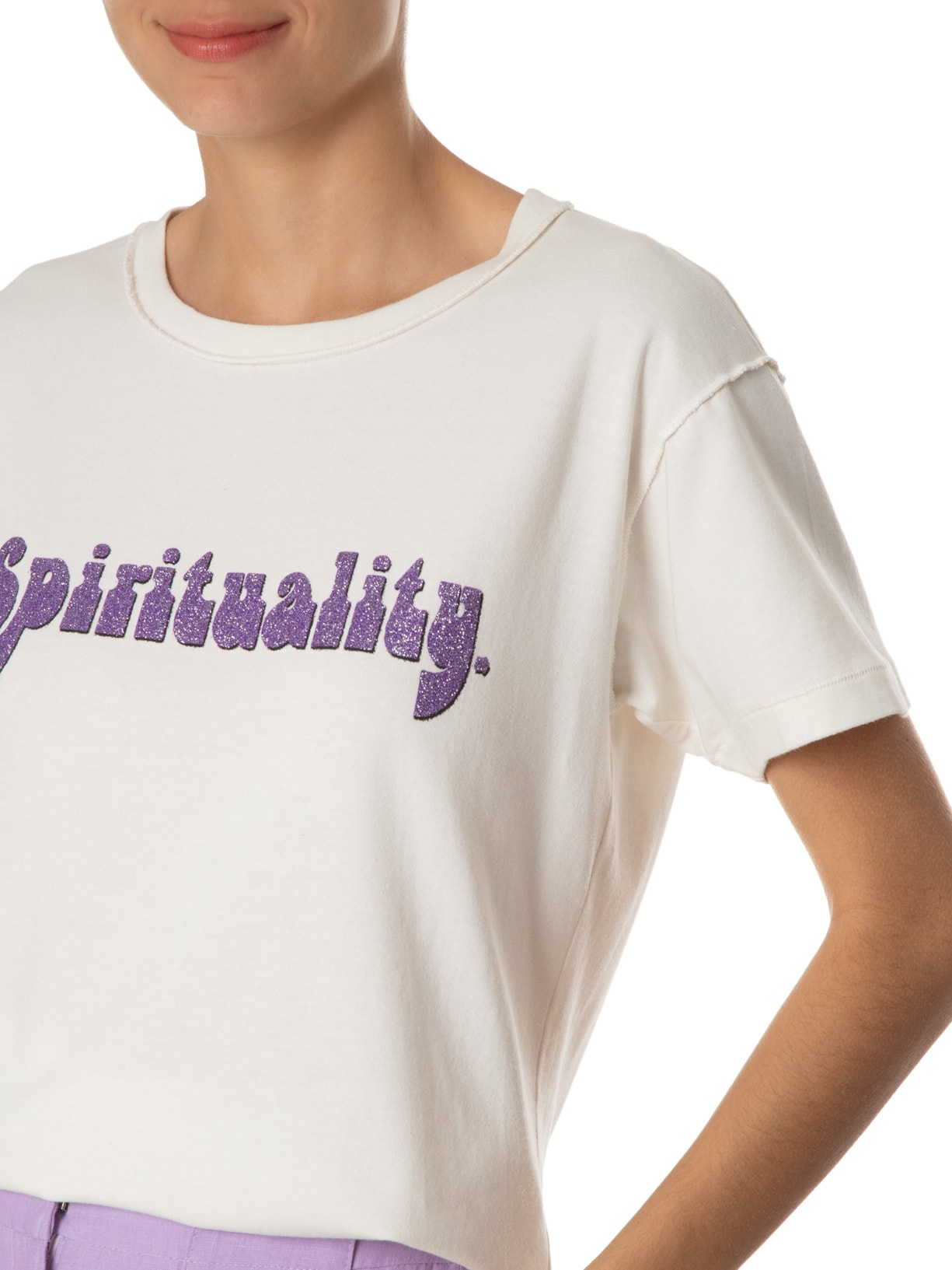 Camiseta Feminina Spirituality Off White Mixed