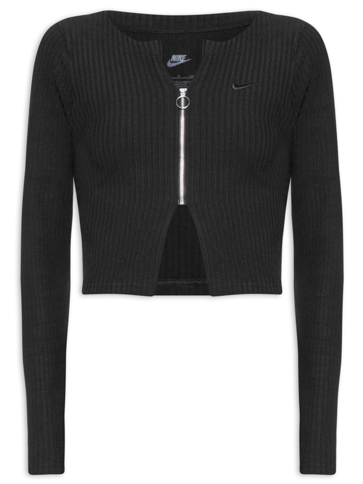 Camiseta Feminina Sportswear Knit - Preto