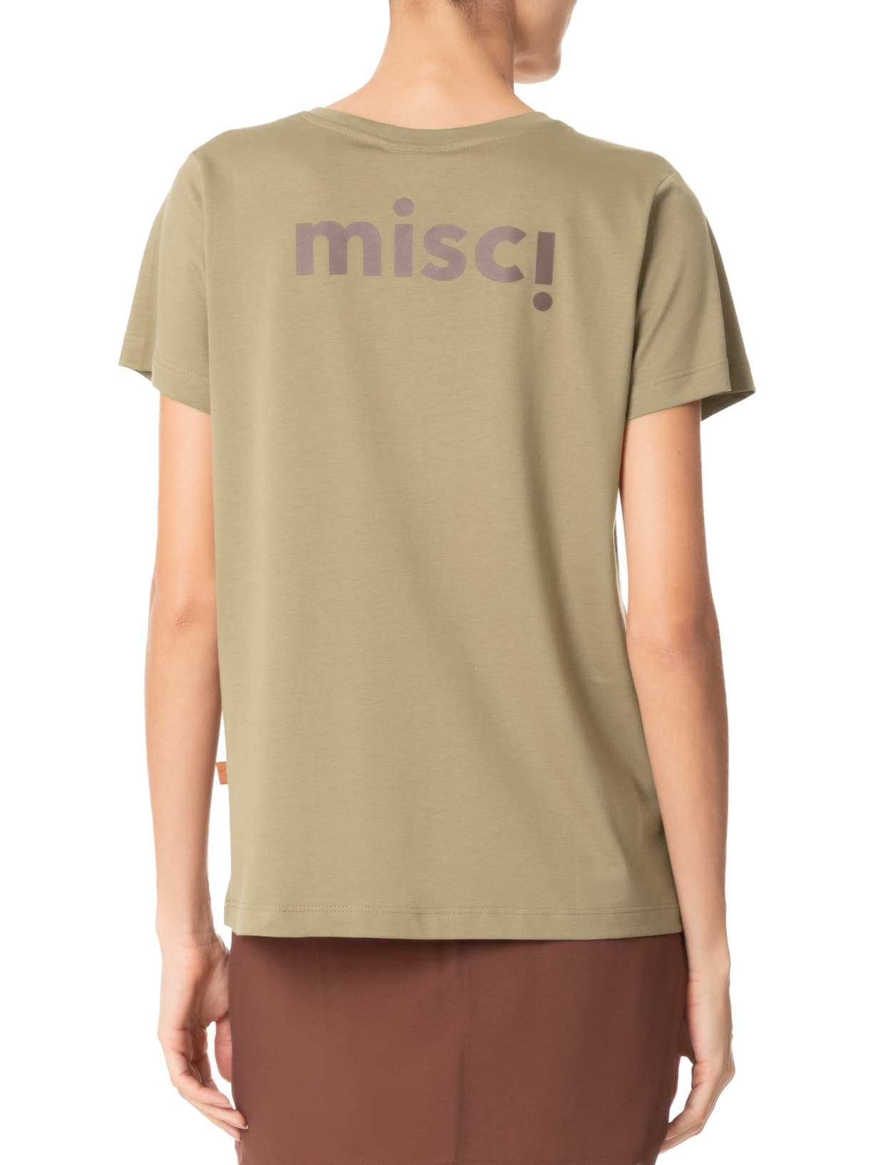Camiseta Feminina Staff Pima Verde Misci