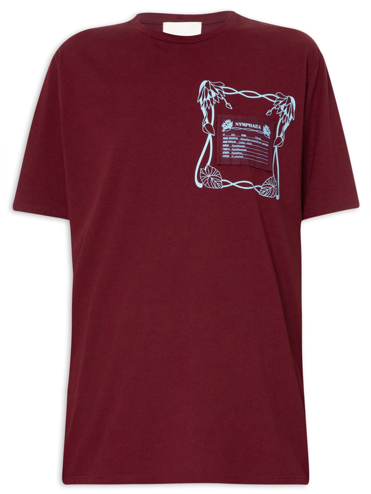 Camiseta Feminina Stereo Love - Vinho