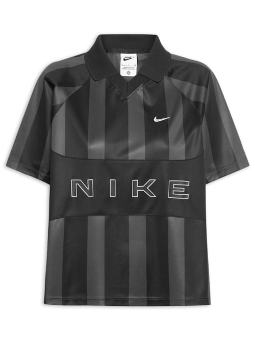 Camiseta Feminina Street Oversized Jersey - Preto
