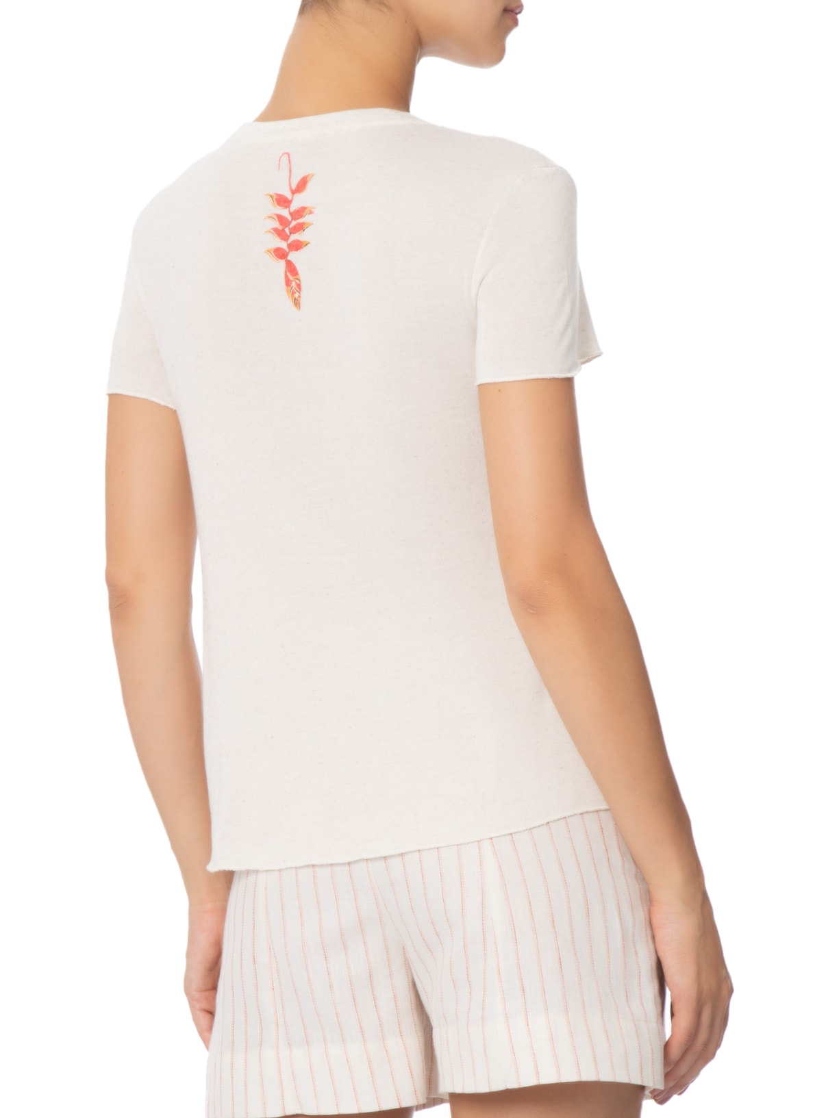Camiseta Feminina Strelitza Off White Osklen