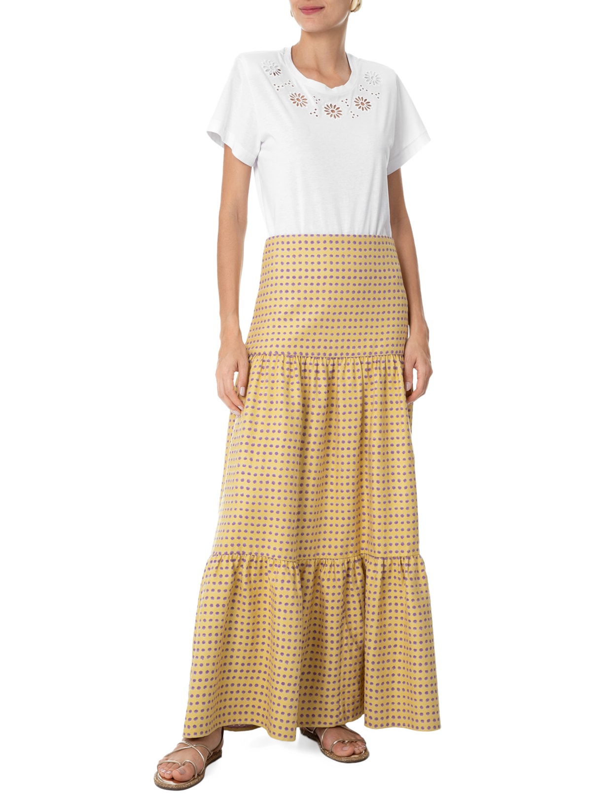 Camiseta Feminina Summertime Branco Mixed