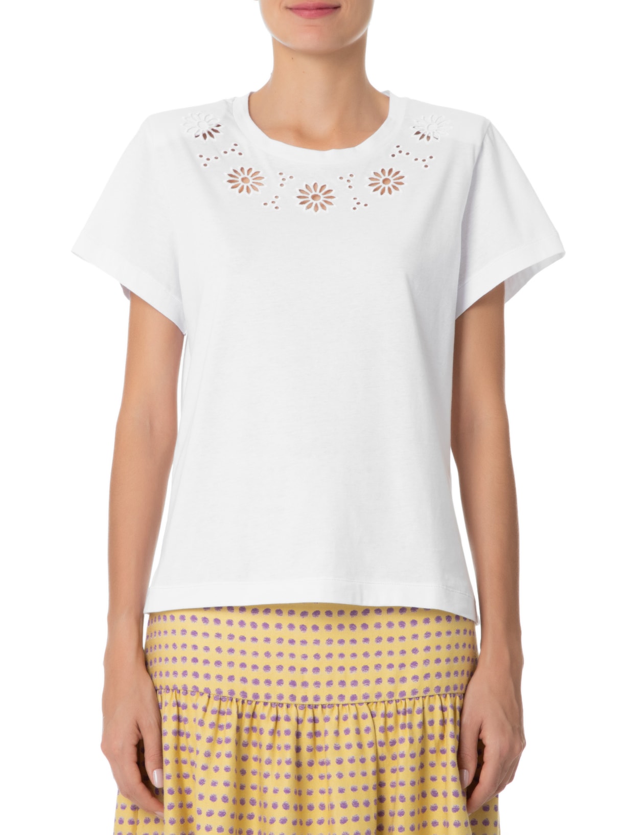 Camiseta Feminina Summertime Branco Mixed