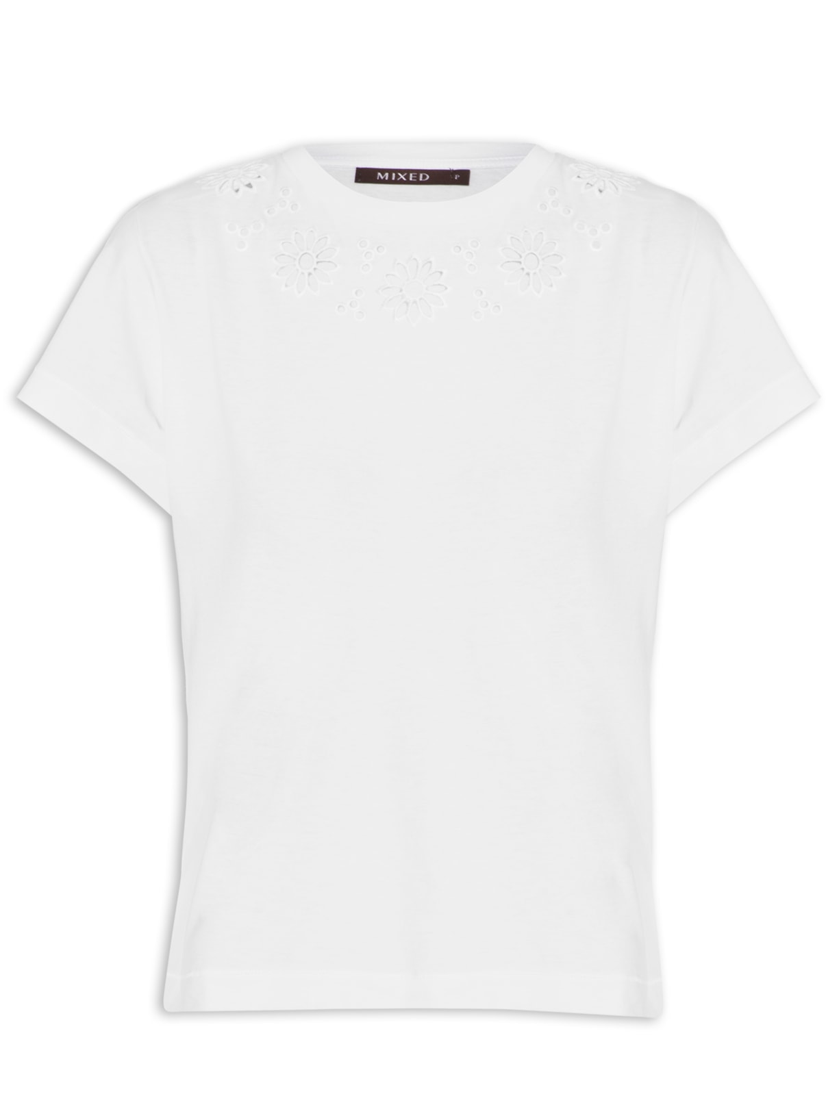 Camiseta Feminina Summertime Branco Mixed