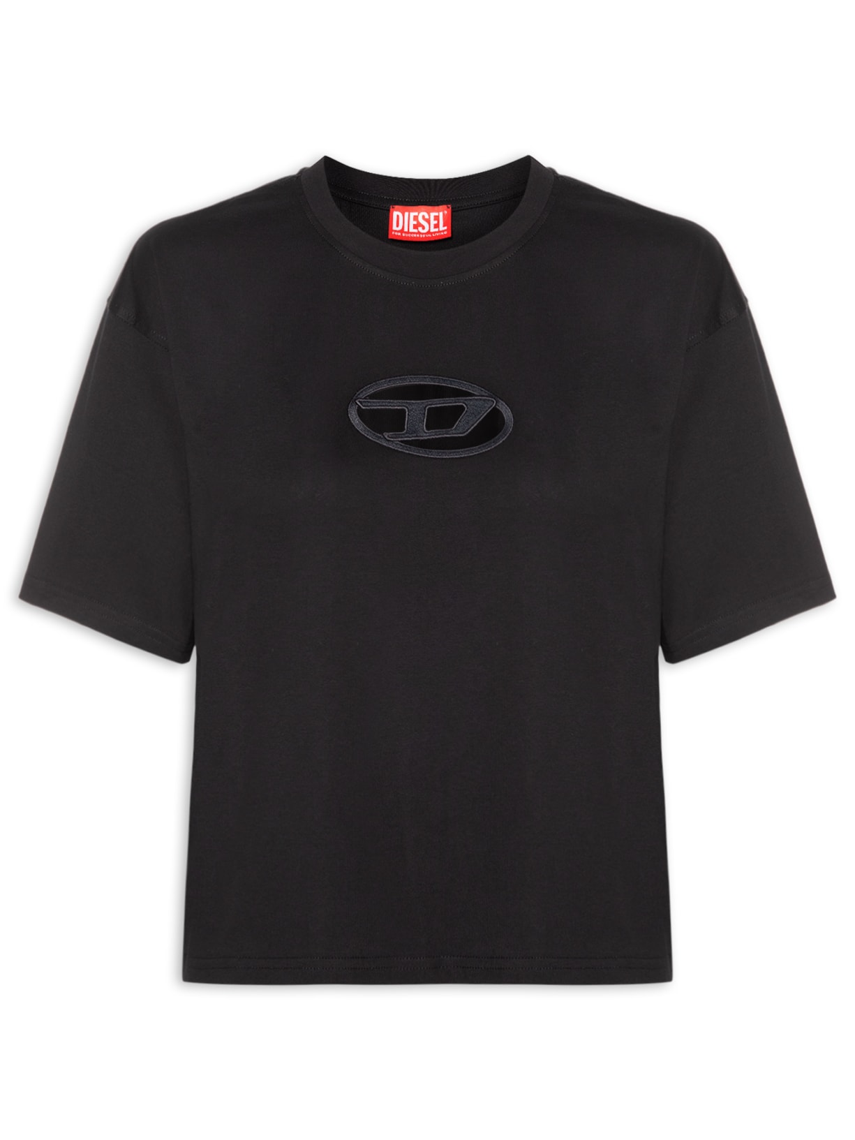 Camiseta Feminina T-Buxt Crop-Od Maglietta – Preto