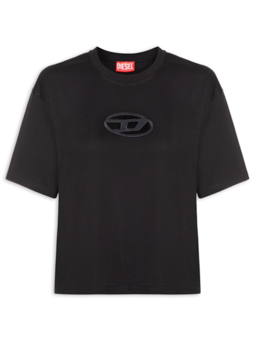 Camiseta Feminina T-Buxt Crop-Od Maglietta – Preto