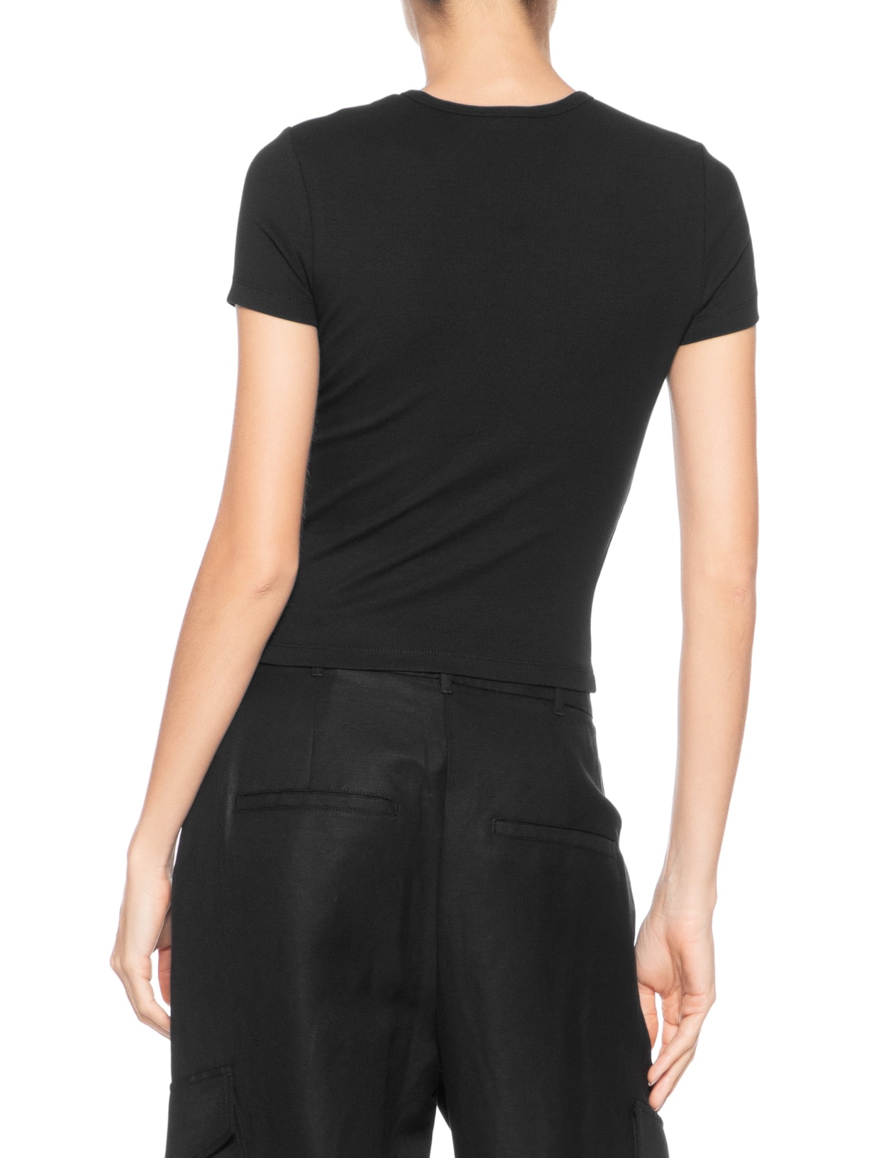 Camiseta Feminina T-Ele-Long-D Preto Diesel