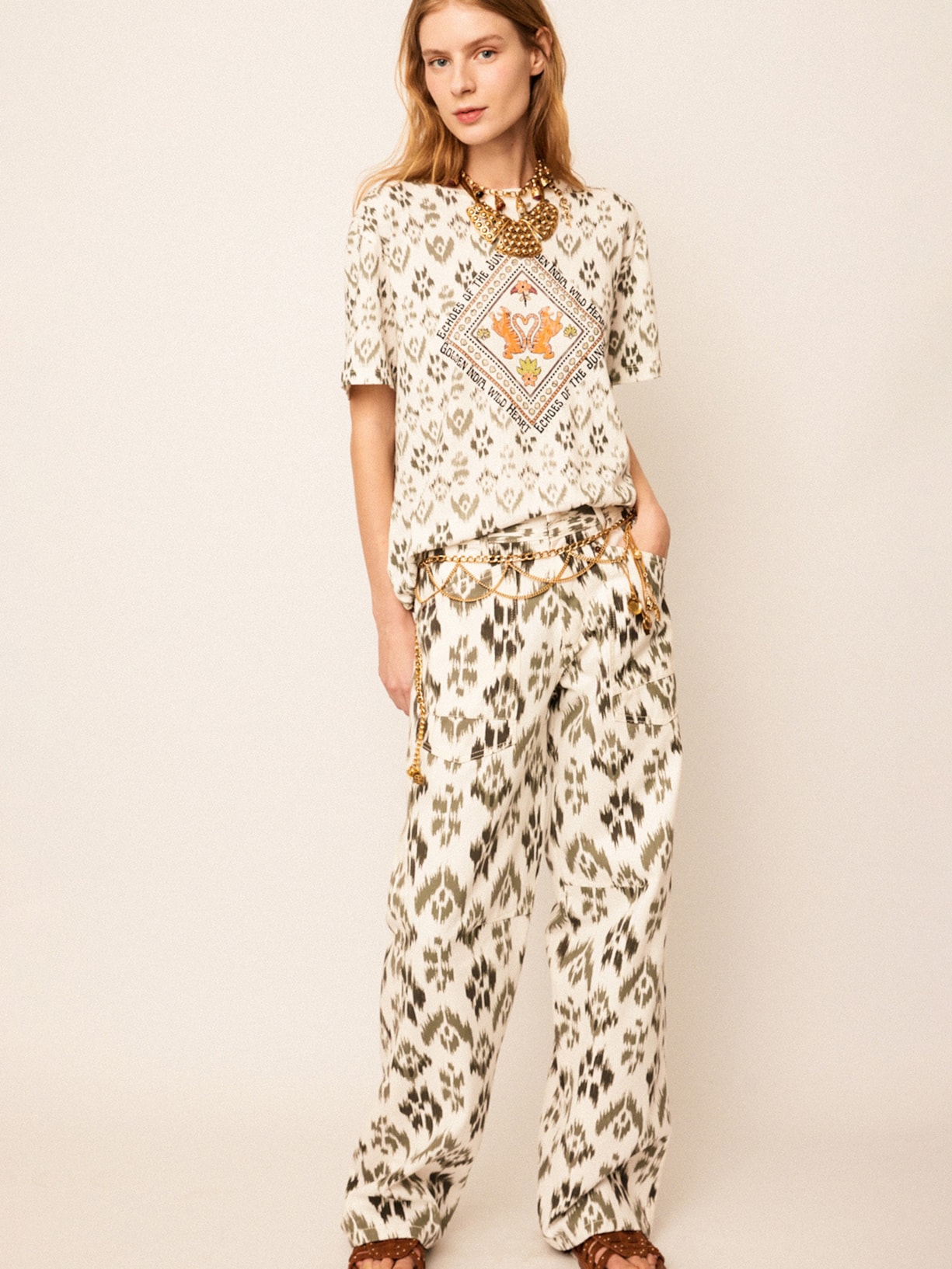 Camiseta Feminina Taj Garden V26 Branco Mixed